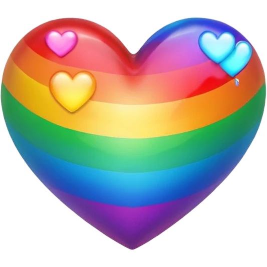 rainbow heart emoji