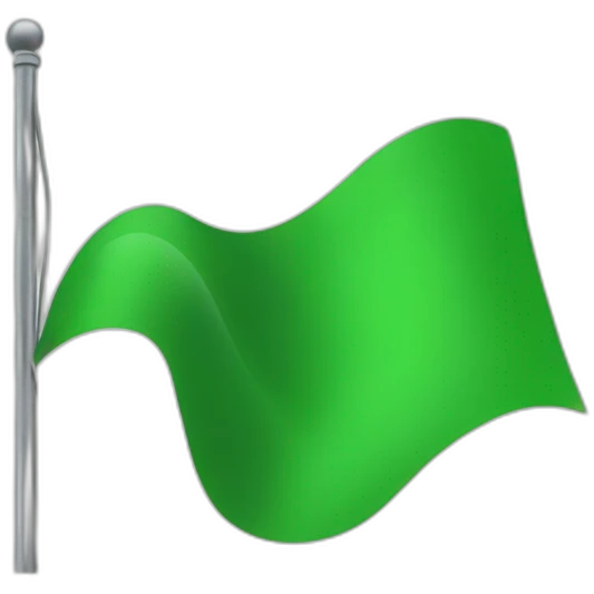 green flag emoji