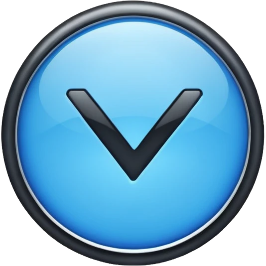 A blue verification emoji