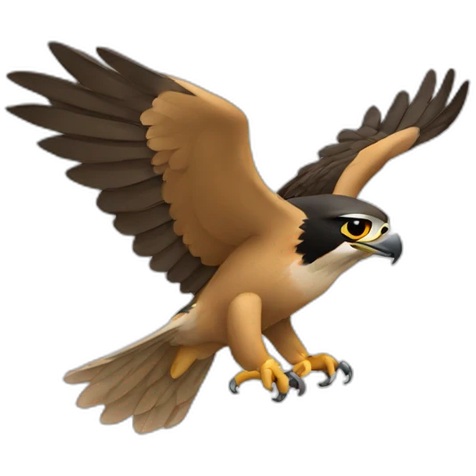 Logo falcon emoji