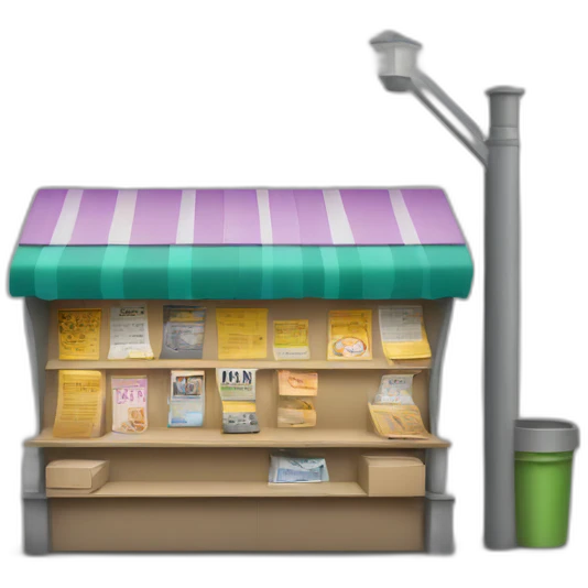 newspaper stand emoji