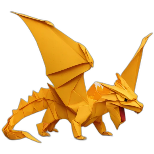 Origami dragon emoji