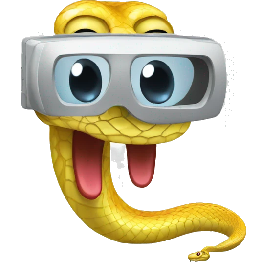 funny python controlling a Vector network analyzer emoji