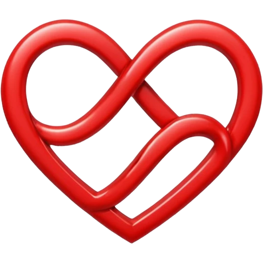 Heart with infinity simble emoji