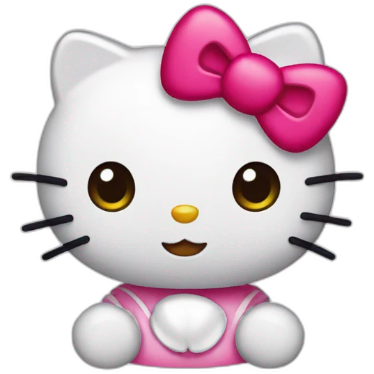 Hello kitty emoji