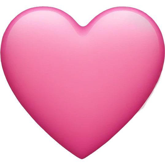 Pink heart emoji