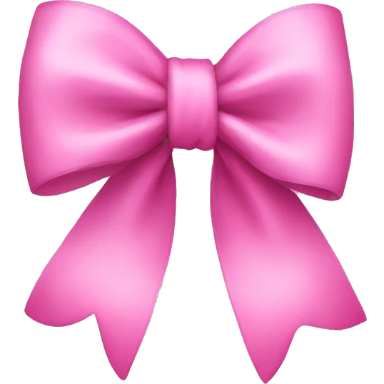 Pink bow emoji