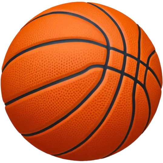 red basketball ball  emoji