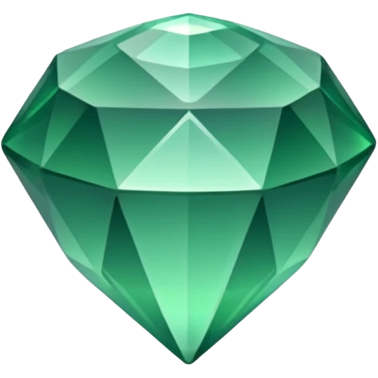 crystal green gem emoji