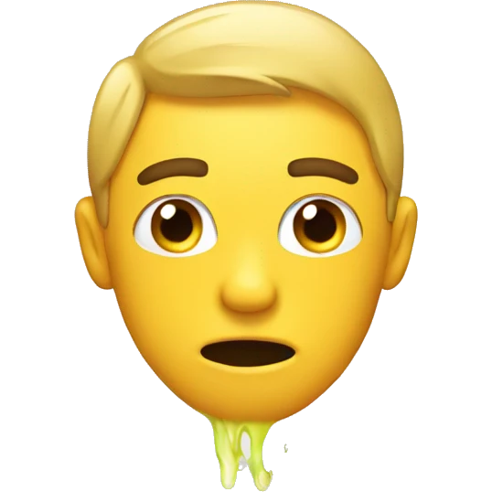 Sweating emoji