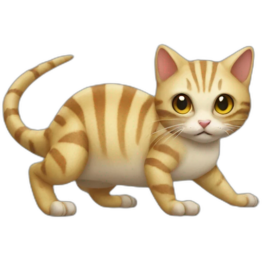 Lizard cat emoji