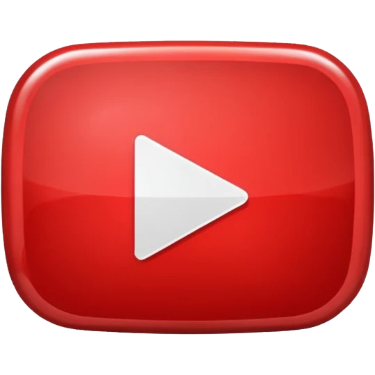you tube logo play button emoji