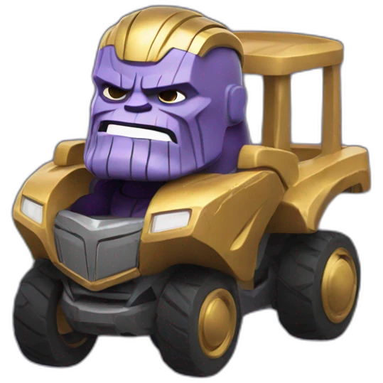 thanos driving emoji