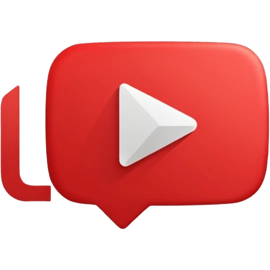 you tube logo play button animated you tube text emoji