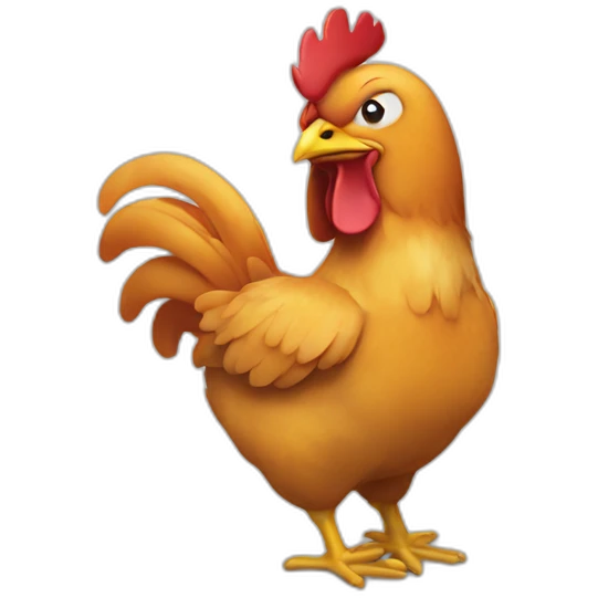 chicken-handshake emoji