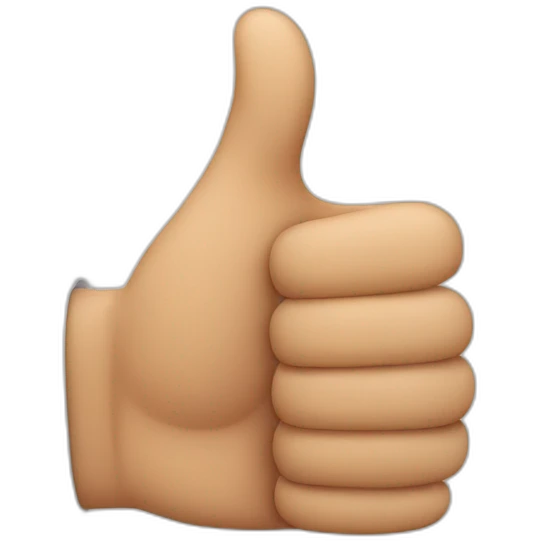 Multiple thumbs up emoji