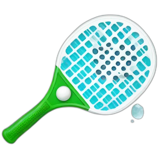 pickleball snowflake emoji
