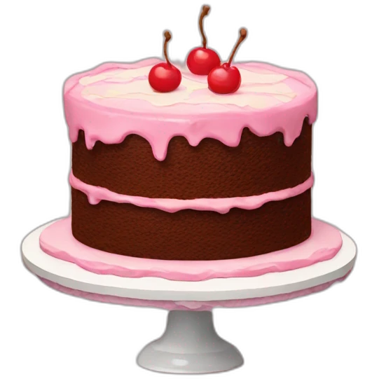 Disappointed cake emoji