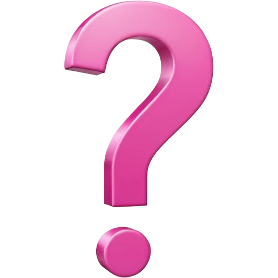 pink question  emoji