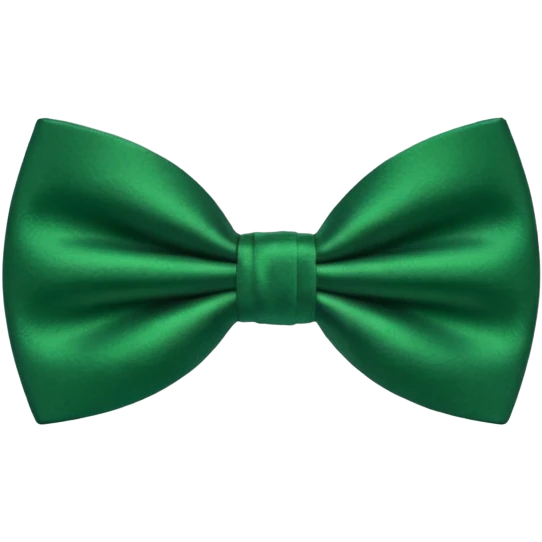 green bow tie emoji