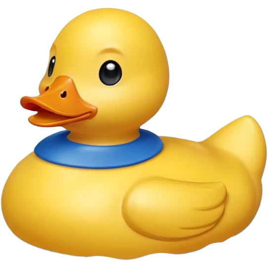 blue sky rubber duck emoji