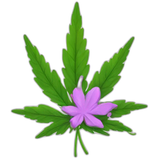 Licorne weed emoji