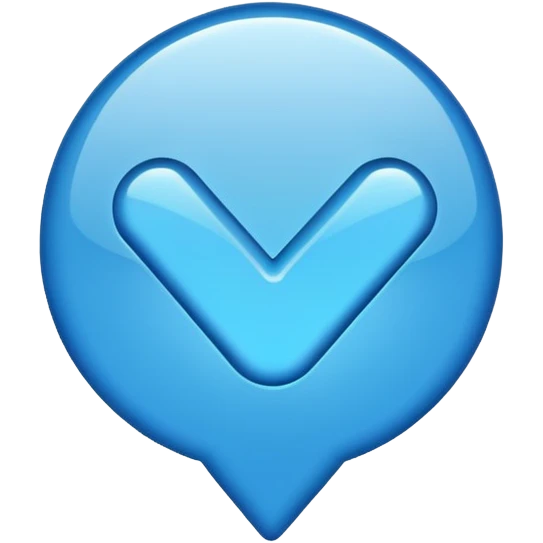 Mavi tik emoji
