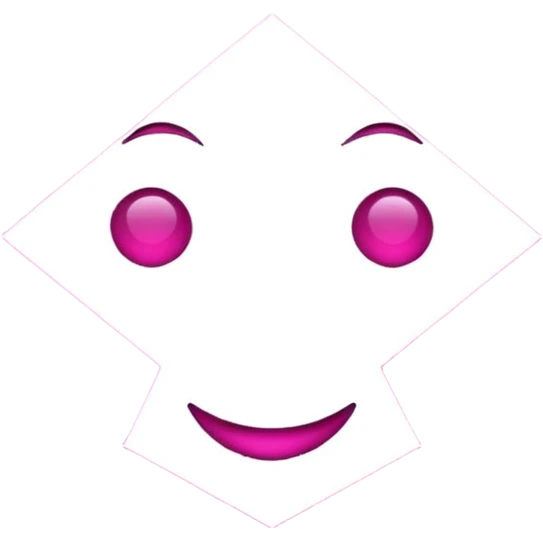 Pink square emoji