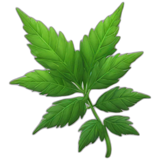 Licorne weed emoji