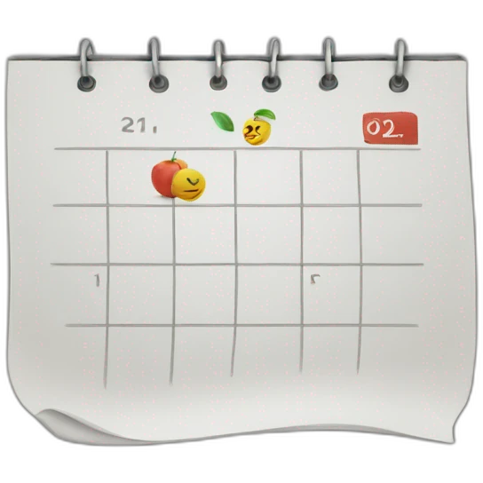 calendar emoji