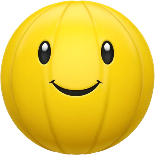 The Hopper Ball Yellow Toy emoji | AI Emoji Generator