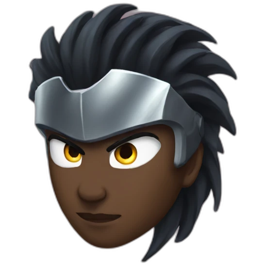 black thunder emoji