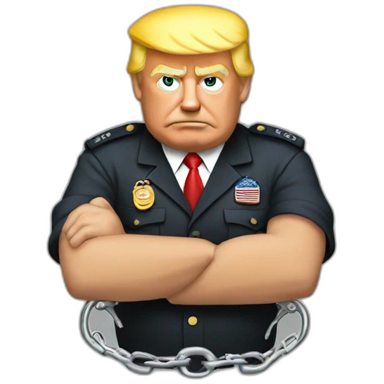 trump-in-handcuffs emoji
