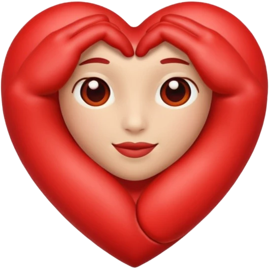 heart hug emoji