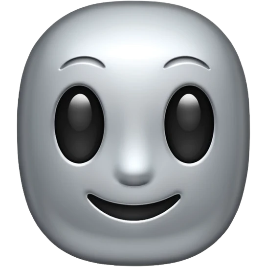 generate me a metalic patent emoji