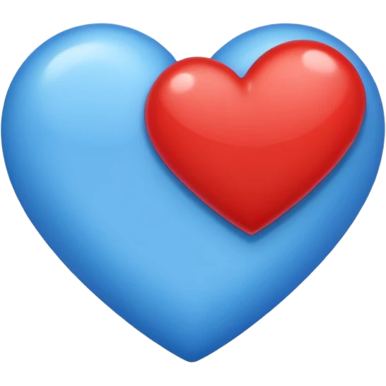 🩵🔴💙 emoji