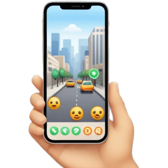 capturing current location emoji