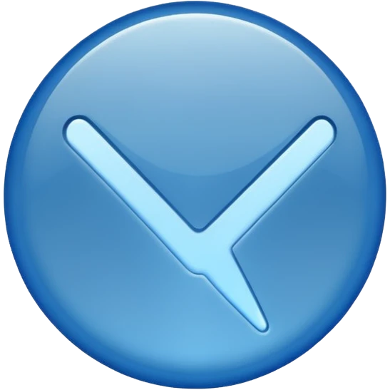 Blue Tick emoji