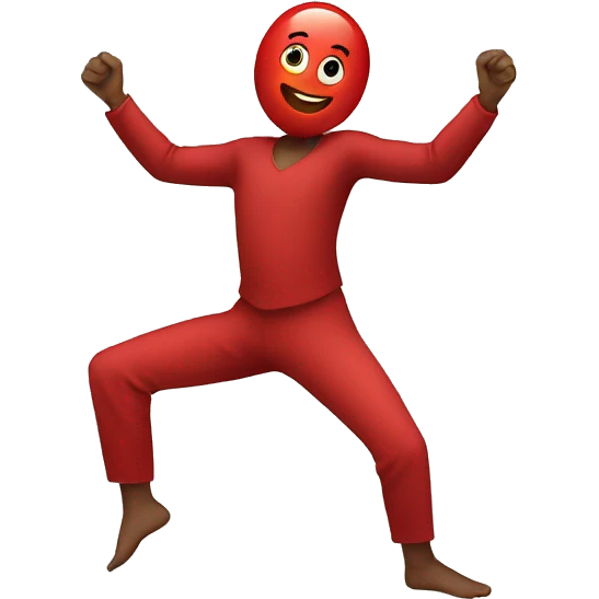 Heart dancing emoji