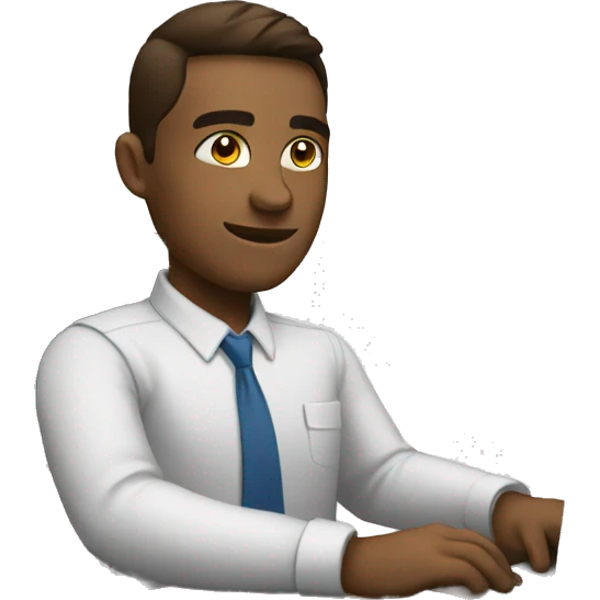 Working hard emoji