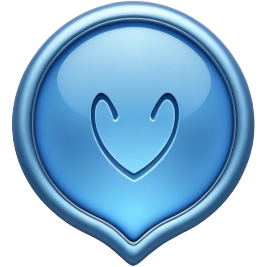 Blue tick  emoji