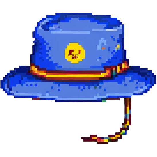 Синяя спортивная панамка со шнурком и надписью SPACEME, no background emoji
