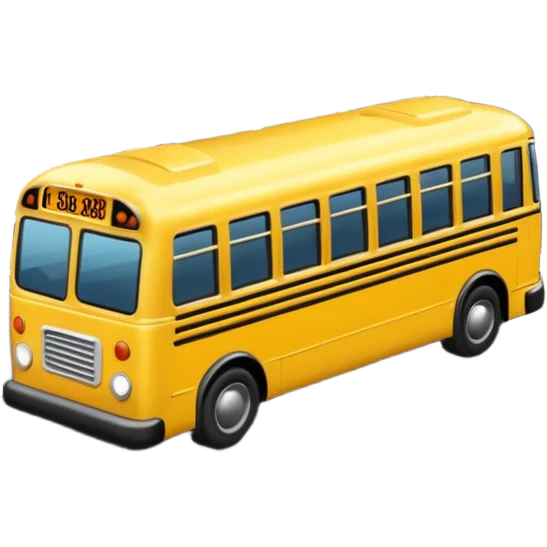 bus on the road emoji