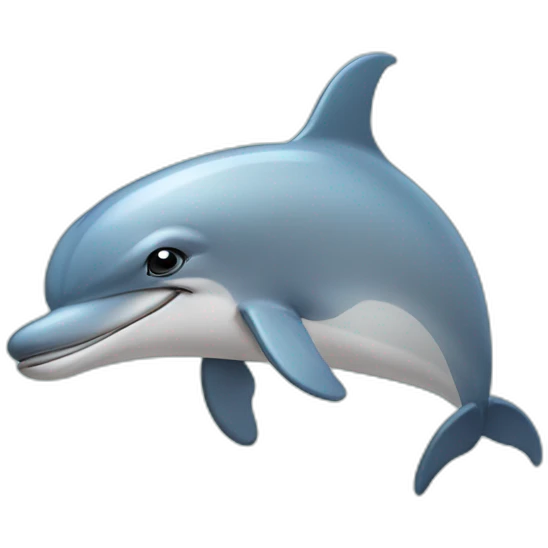 bored dolphin emoji