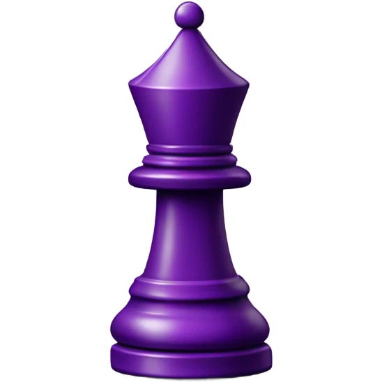 chess piece bishop purple emoji