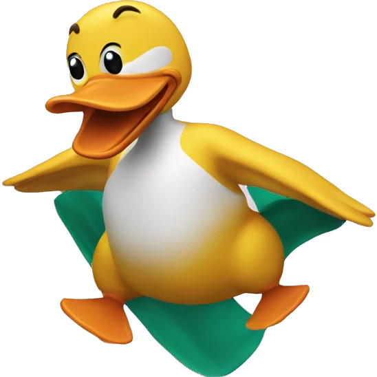 Duck backflip emoji