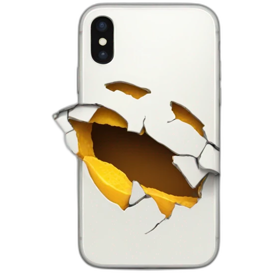 broken iphone emoji