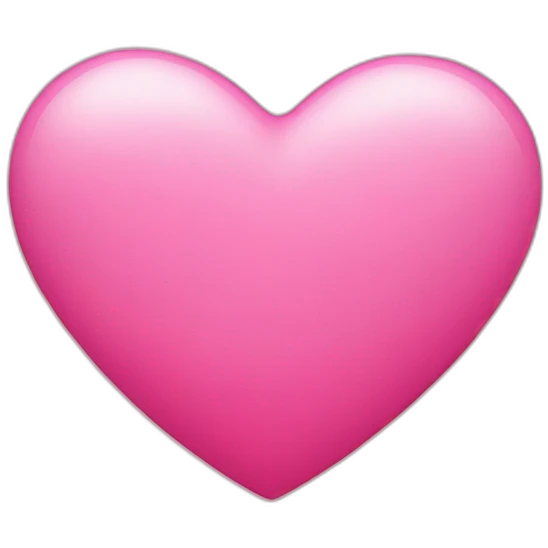 Pink heart emoji