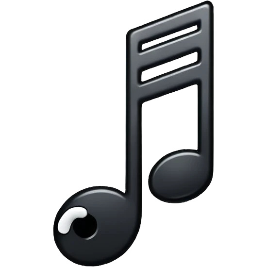 eighth note emoji