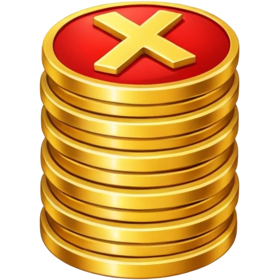 💲+ ❌ emoji